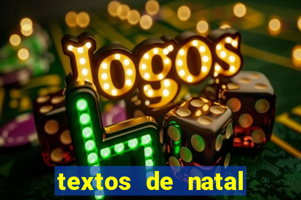 textos de natal para leitura